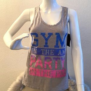 Gym In The AM Party In The PM Workout Tank Top